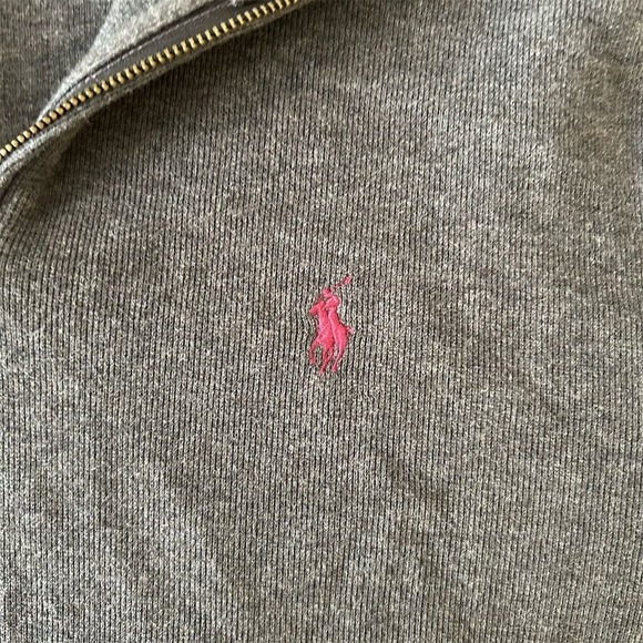 Polo Ralph Lauren Men's XL Gray Quarter Zip Pullover Sweater - Picture 4 of 8